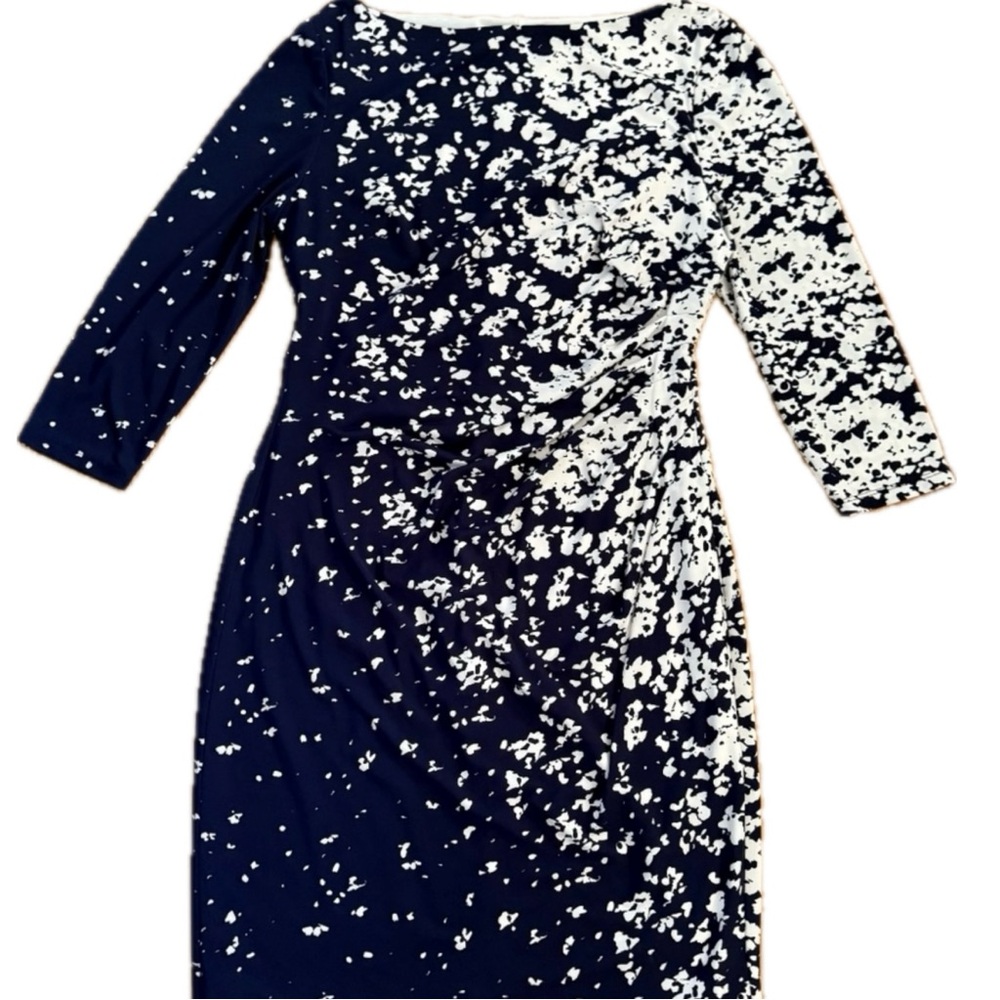 Lauren Ralph Lauren Women’s Navy/White Dress